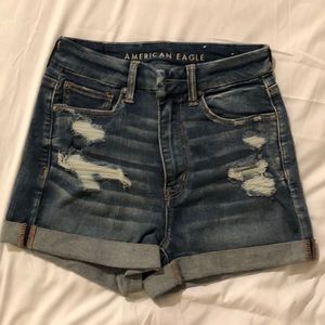 American Eagle Curvy Jean Shorts
